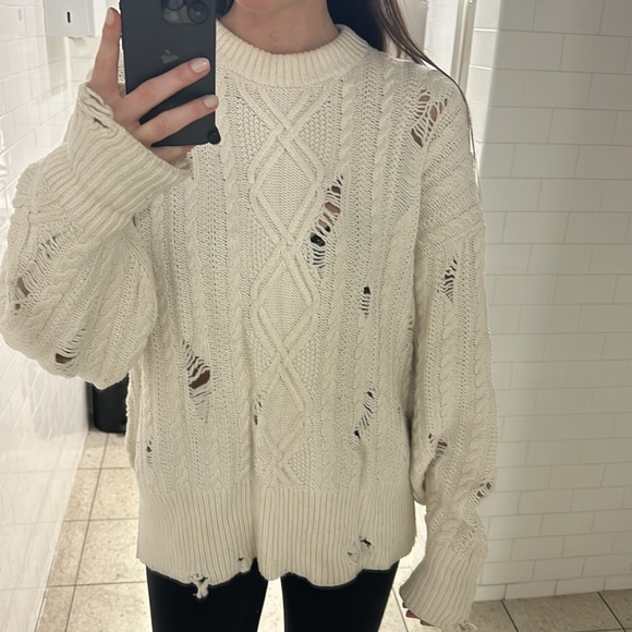 Oversized ripped sweater the Kooples size small - Picture 2 of 7